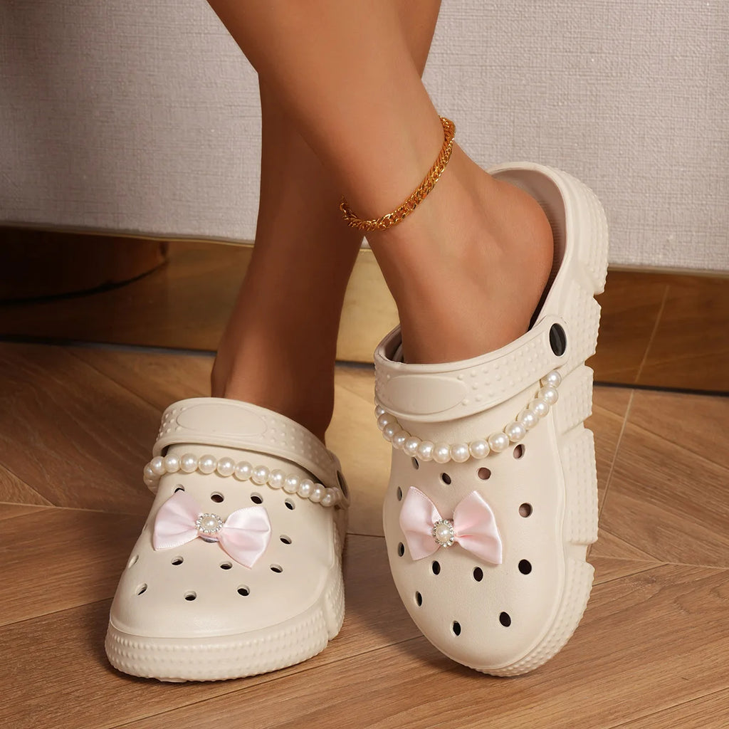 Thick‑Soled EVA Waterproof Clogs — Lightweight Non‑Slip