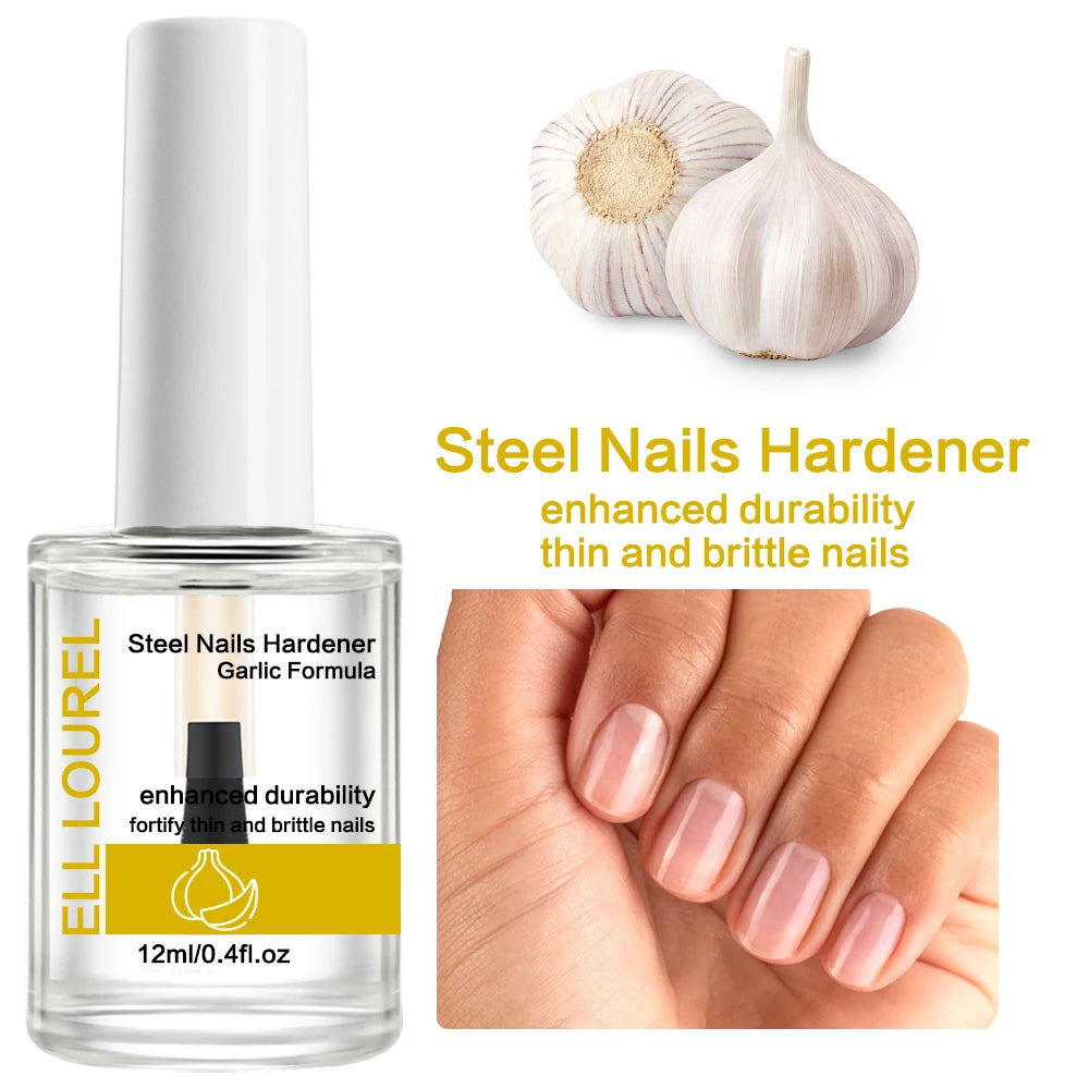 ELL LOUREL Garlic Nail Hardener — 12 ml Clear