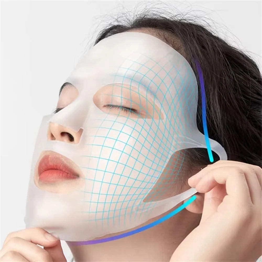 3D Reusable Gel Sheet Face Mask — Moisturizing & Lifting