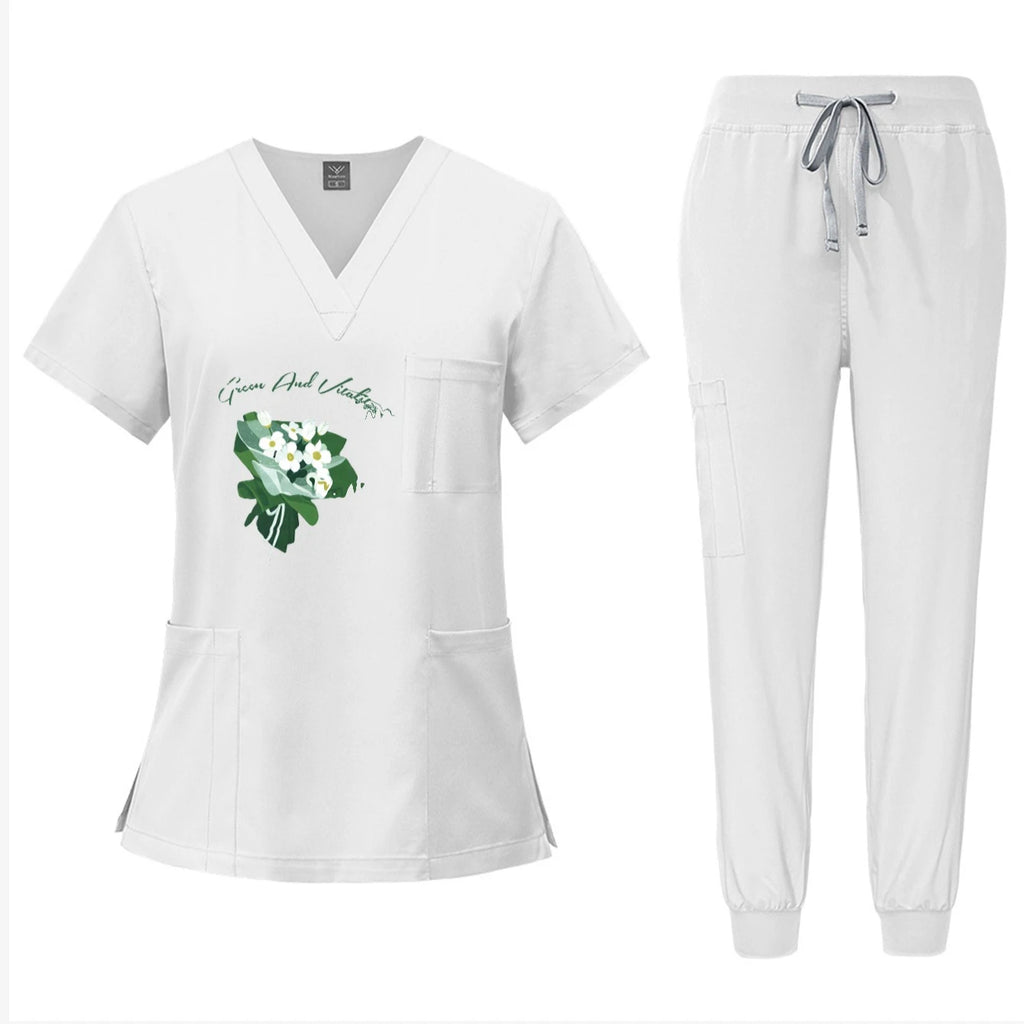 Custom-Print Thin Quick-Dry Scrub Set