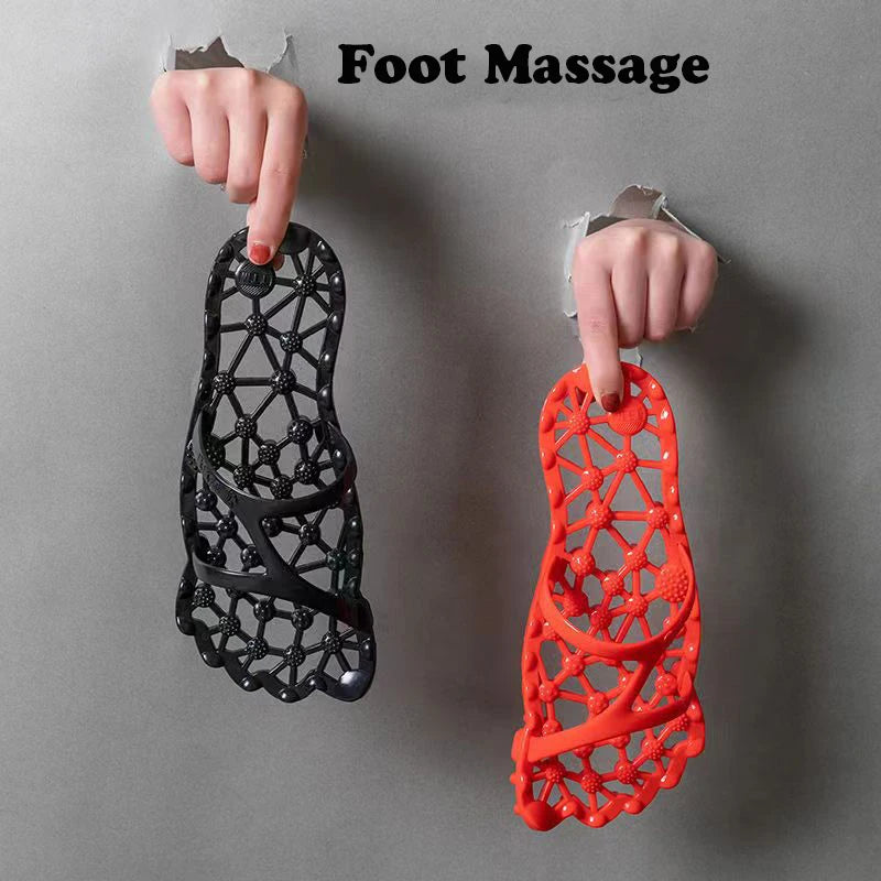 Soft Indoor Foot Massage Slides — Non‑Slip, Sizes 35–46