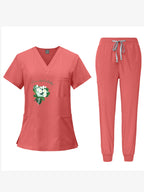 Custom-Print Thin Quick-Dry Scrub Set