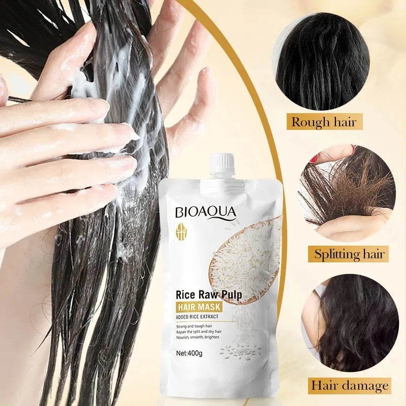 Rice Puree Hair Mask — Repair & Hydrate Damaged Hair