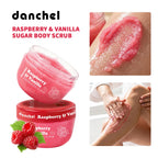 Raspberry & Vanilla Sugar Body Scrub — Matte Exfoliating Cream