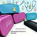 EVA Stethoscope Carry Case — Mesh-Pocket Travel Organizer