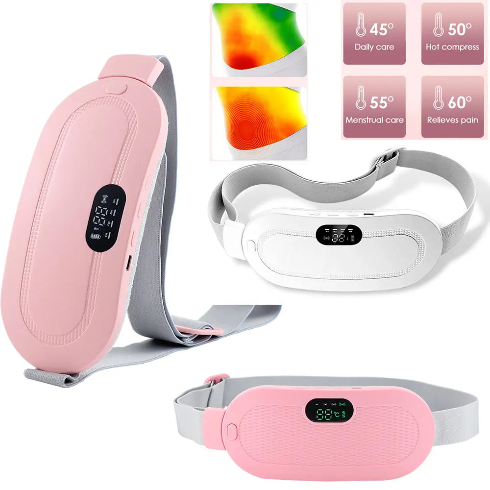Electric Heated Waist Belt — 4-Mode Heat & Vibration