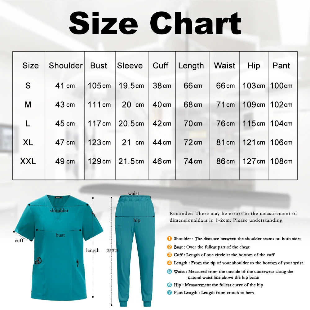 Men’s Stretch Medical Scrub — 94% Polyester, S–XL