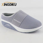 Women's Orthopedic Mesh Slip-On Mules — Lightweight Walking Shoe