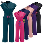 Women's Pocketed Medical Jumpsuit Scrub