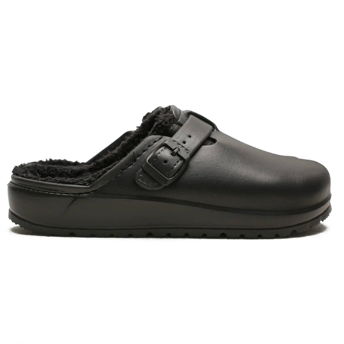 Women's Winter Slip-On Clogs — Plush-Lined Nurse Shoes