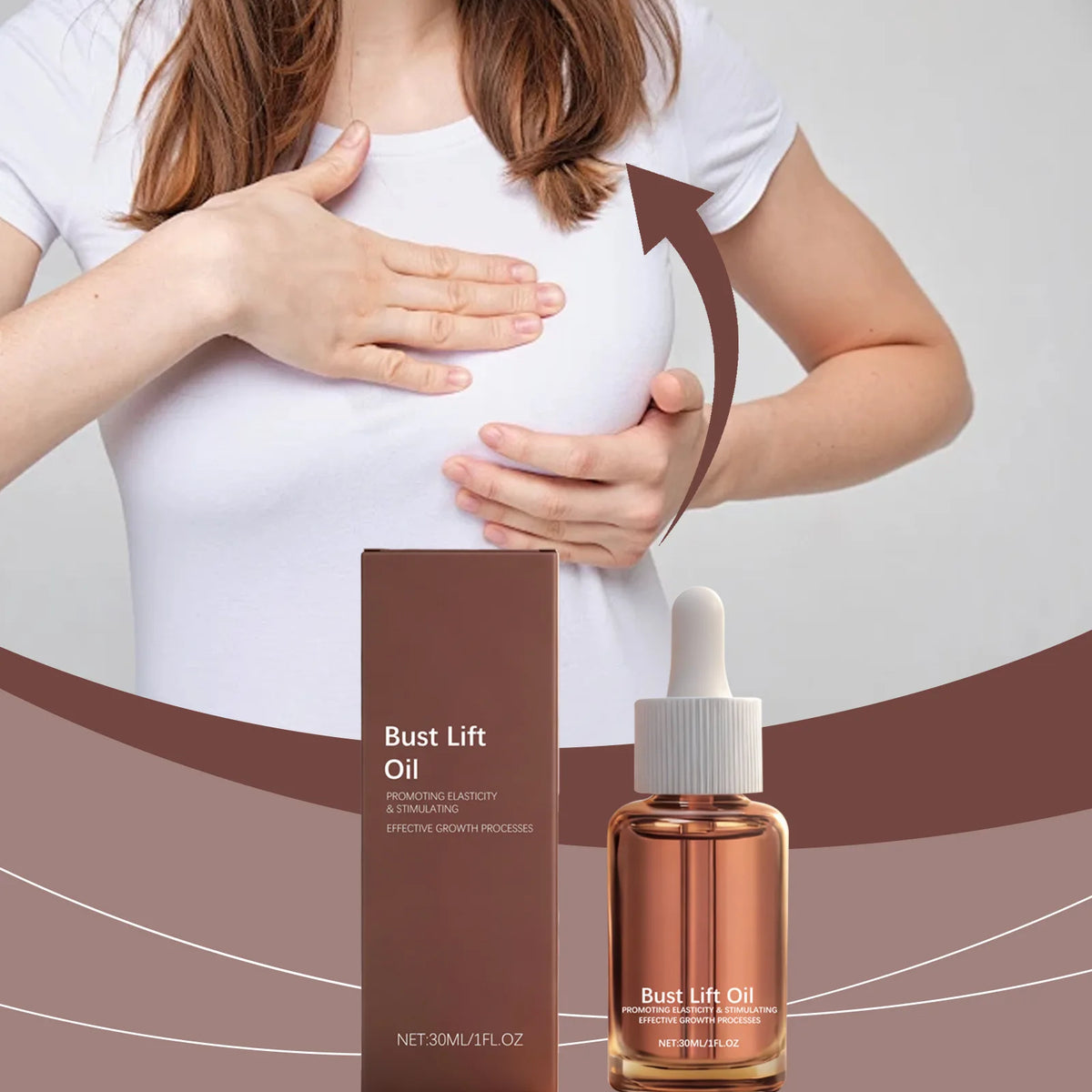 Bust Lift Massage Oil — Chest Care Moisturizing Oil