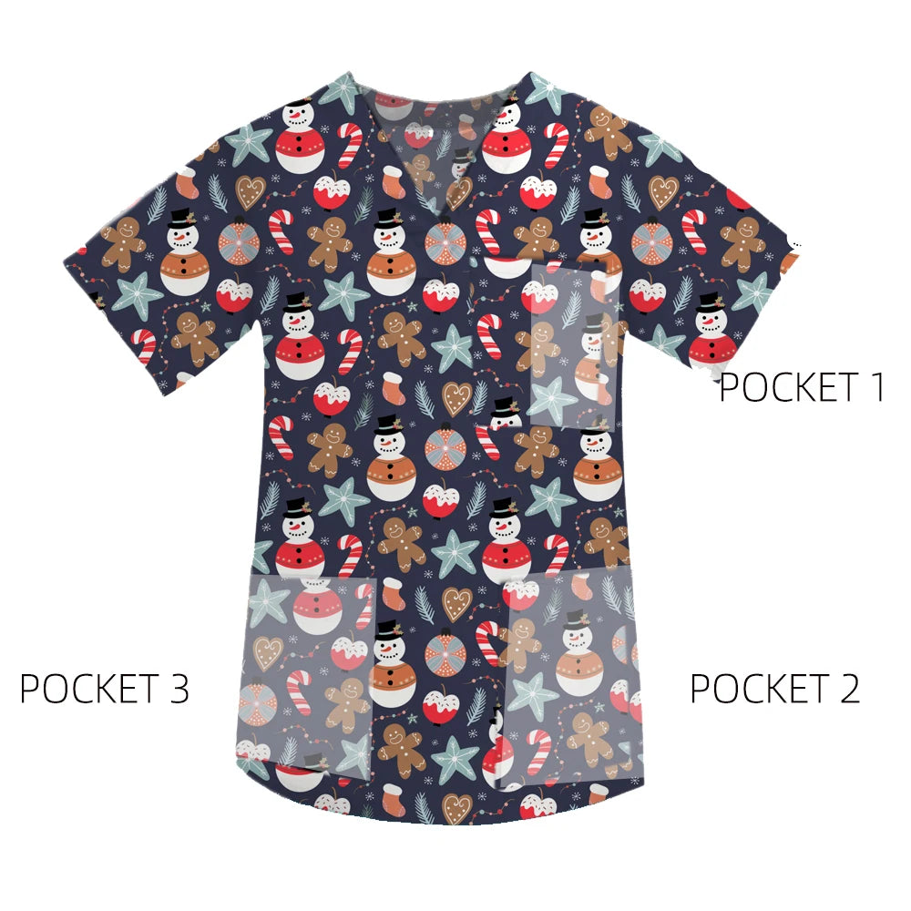 Pure Cotton Short-Sleeve Scrub Set — Unisex XS–4XL