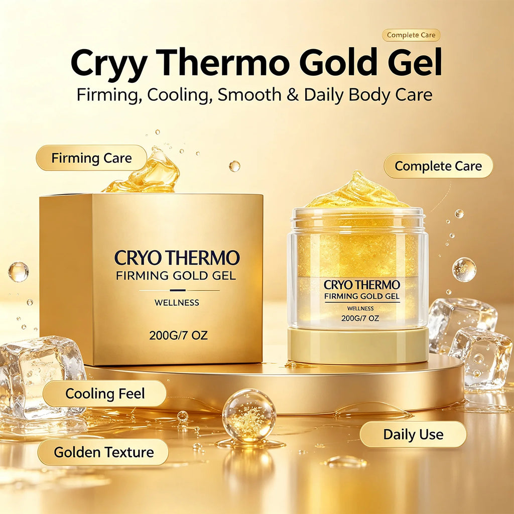 Cryo Thermo Gold Firming & Hydrating Massage Gel — 200g