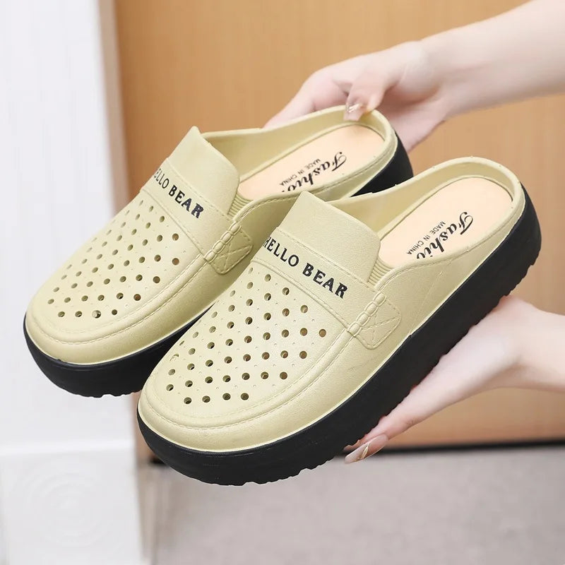 Women's Wedge Open-Toe Orthopedic Leather Sandals
