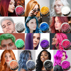 Washable Hair Color Wax — Temporary Mud Cream for Hair, Beard & Brows
