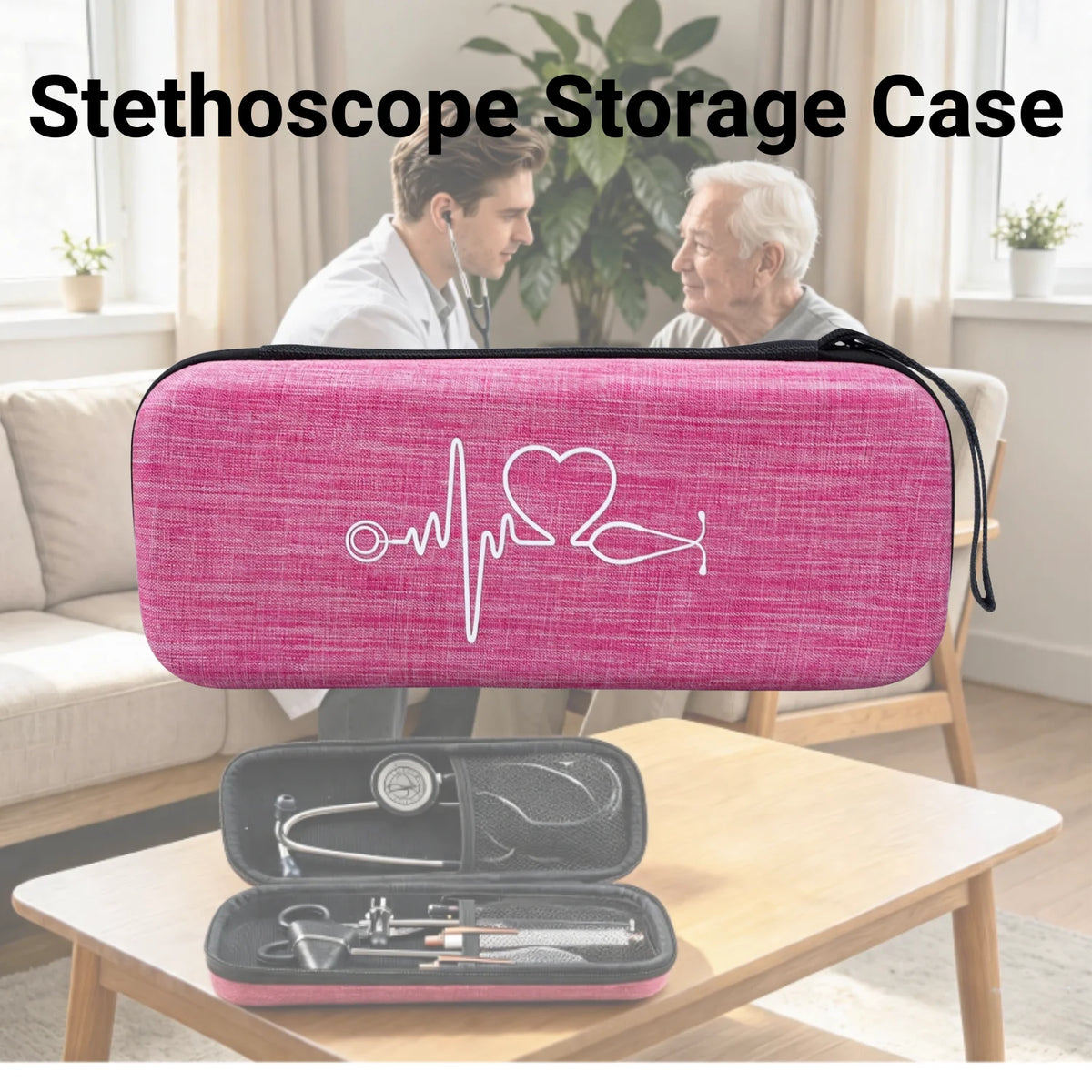 Compact Stethoscope Storage Case — Organizer for Littmann