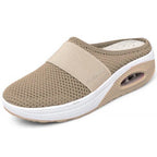 Women's Breathable Mesh Wedge Slippers with EVA Insole