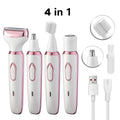 HOMEFISH 4‑in‑1 Cordless Women's Shaver, Epilator & Trimmer