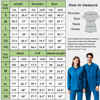Winnter Warm-Up Scrub Jacket — Single Zipper, 100% Polyester