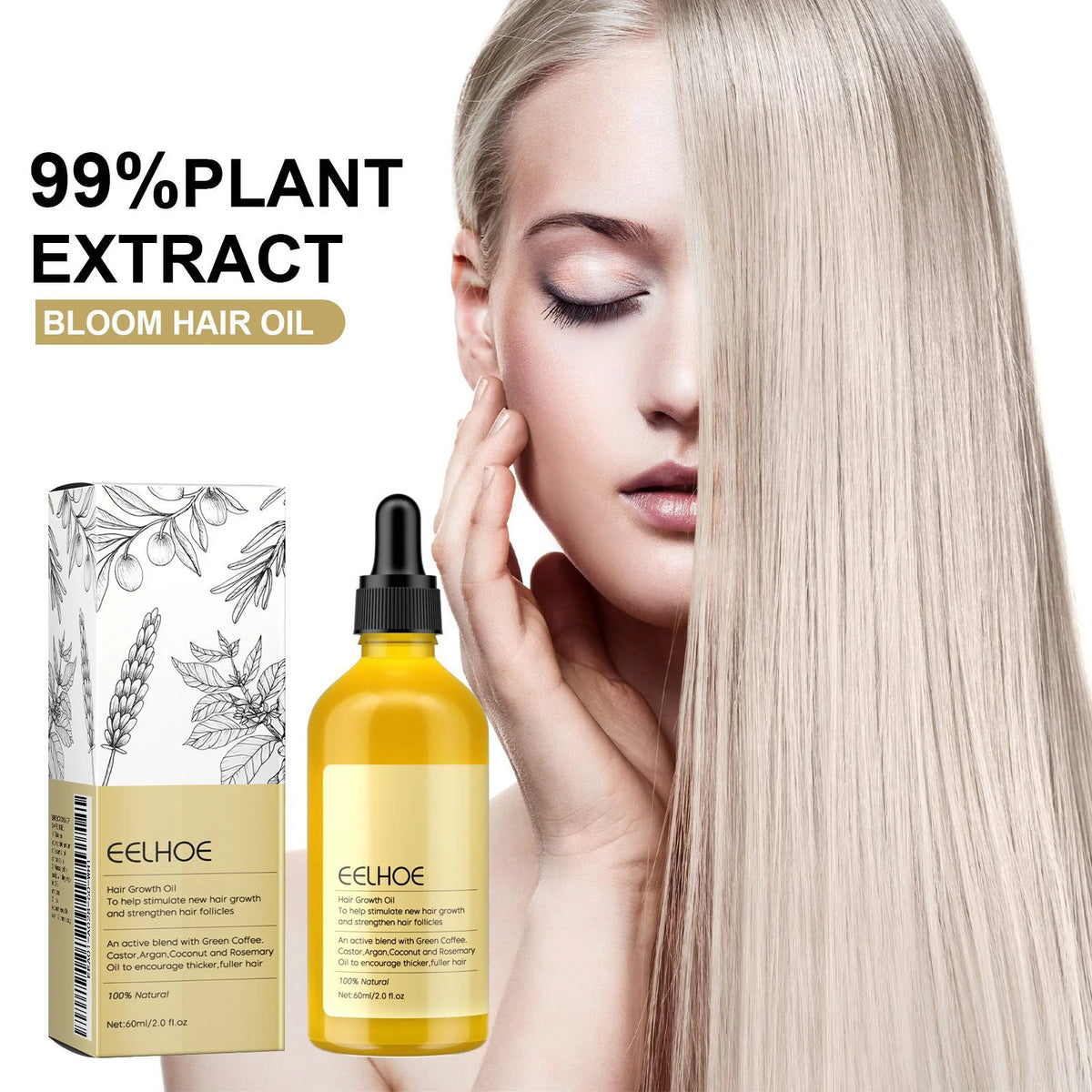 Rosemary Hair Growth Oil — Moisturizing Repair Serum