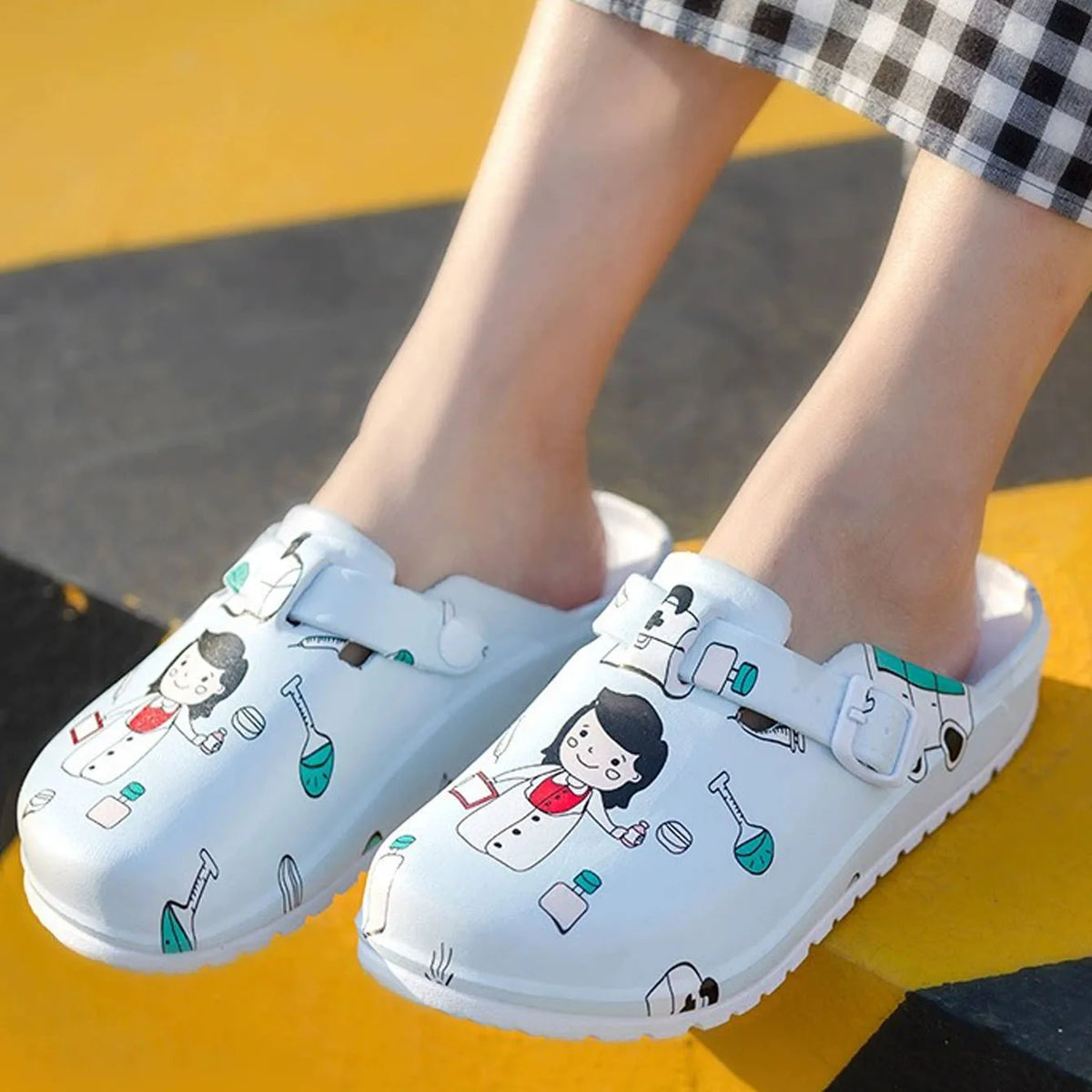 Women's EVA Medical Clogs — Slip-On Work Slides