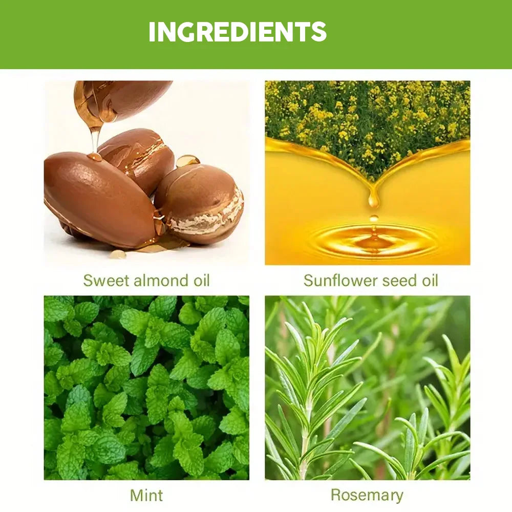 Rosemary Essential Oil — Pure Hair & Scalp Treatment