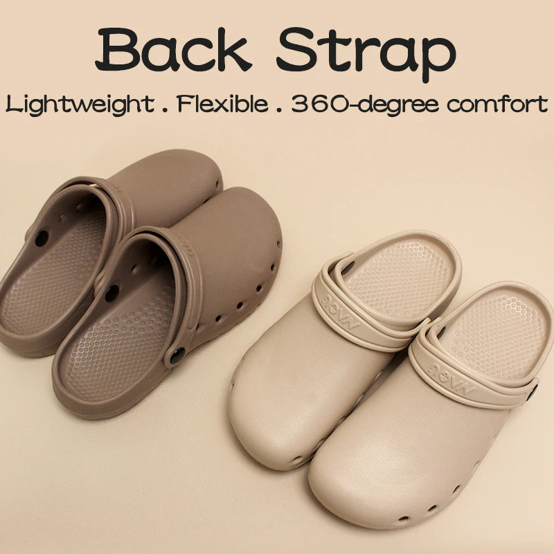 Contoured-Footbed Medical Clogs — Slip‑Resistant EVA Sole