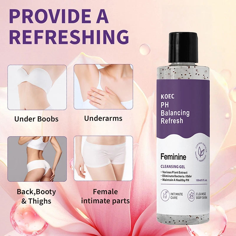 pH-Balancing Aloe Intimate Cleansing Shower Gel Set