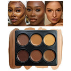 Six-Color Full-Coverage Concealer Palette — Shaping & Spotting
