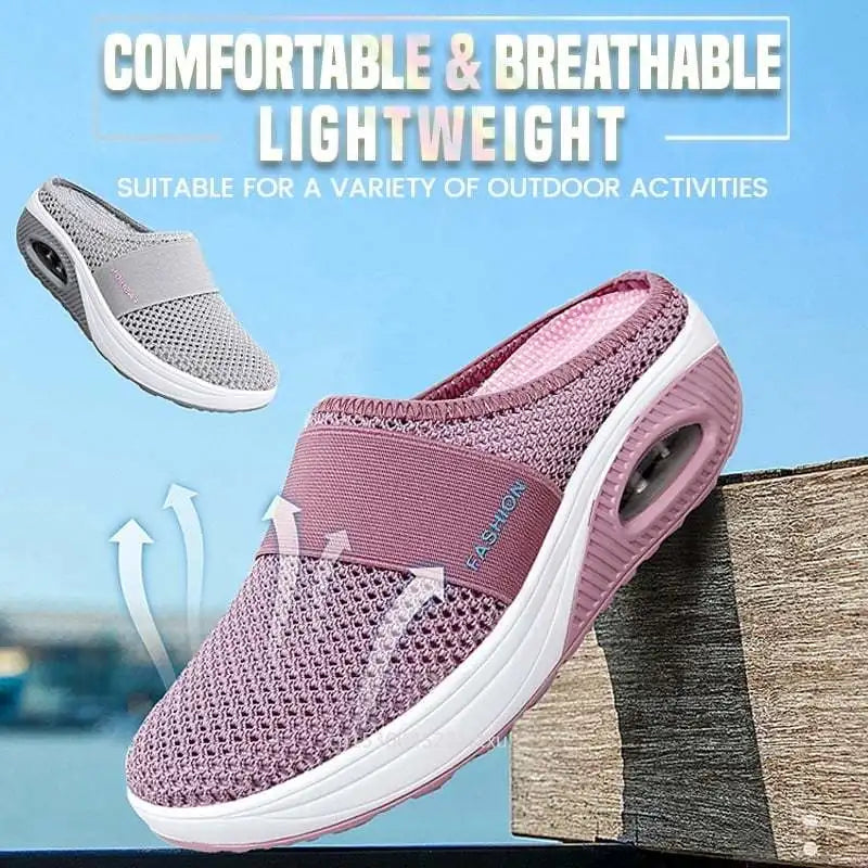 Women's Air-Cushion Orthopedic Flip Flops — Breathable Mesh