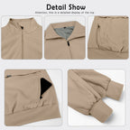Unisex Pocketed Surgical Work Jacket — Medical Scrub Top