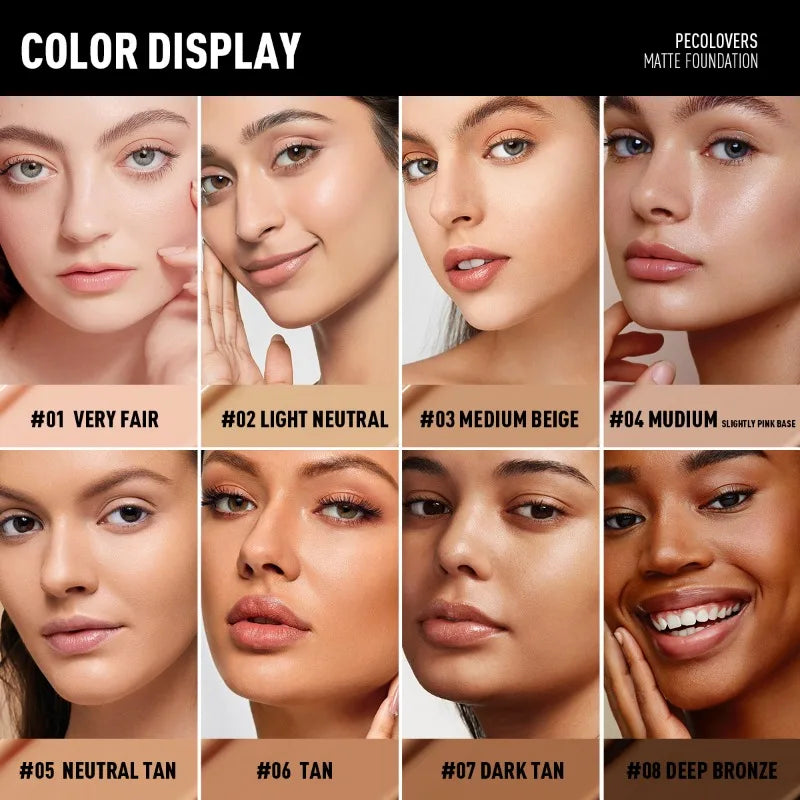 30ml High-Coverage Waterproof & Sweatproof Liquid Foundation