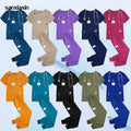 Women's Breathable Scrub Set — Top & Jogger Pants