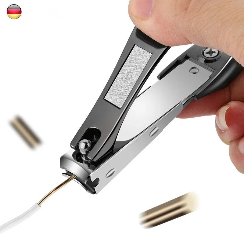 Ouriner Stainless Steel Curved Nail Clippers with File