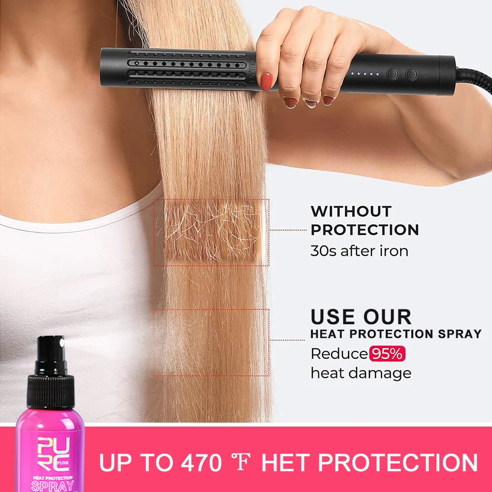 PURC Coconut Heat Protectant Spray — Protects to 470°F
