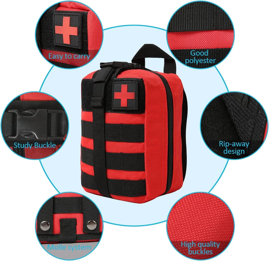 Rip-Away EMT MOLLE First-Aid Pouch — Tear-Away Emergency Bag