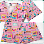 Women’s Two‑Piece Scrub Set — Top & Pants (US Shipping)