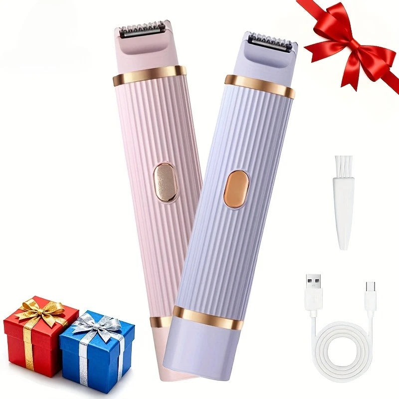 2-in-1 Rechargeable Women's Electric Razor & Trimmer