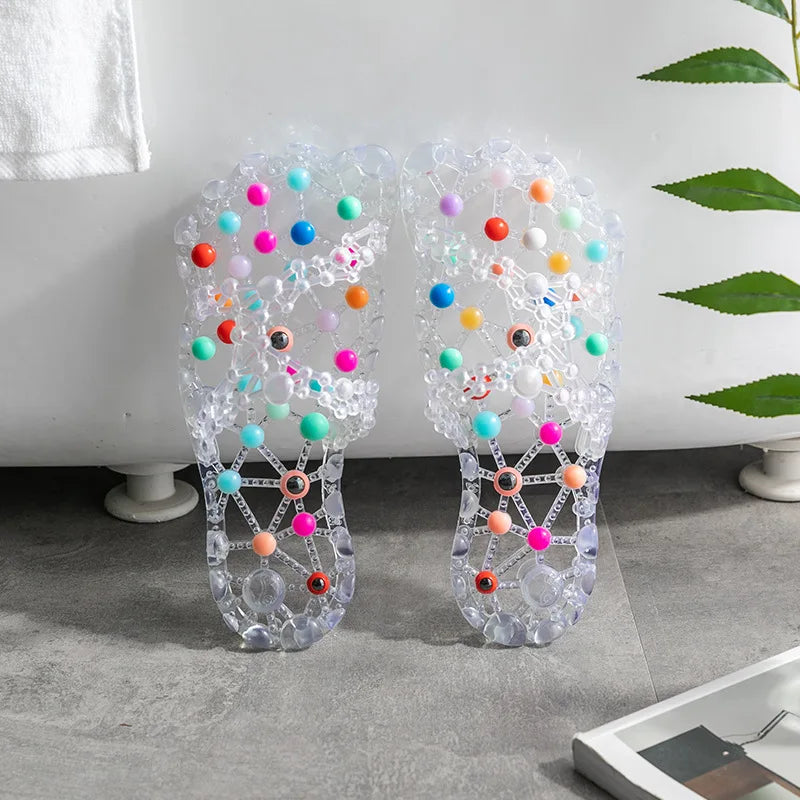 Women's Massage Slippers — Quick‑Dry PVC with EVA Insole