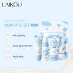 Milk Skincare Travel Set — Niacinamide & Hyaluronic, 3‑Pc