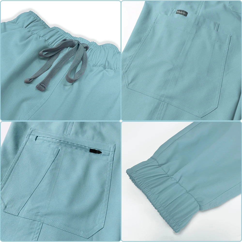 Stretch Edge Nurse Scrub Pants — XS–2XL, 6 Colors
