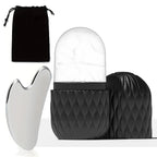 Ice Roller & Stainless Steel Gua Sha Set — Face, Eye & Neck