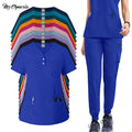 Stretch Scrub Set — Scrub Top with Pocketed Pants