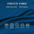 Unisex V‑Neck Short‑Sleeve Scrub Top with Pocket