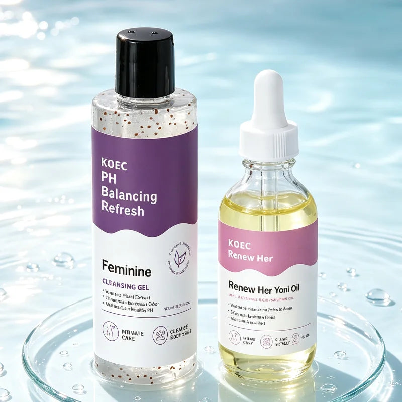 pH-Balancing Aloe Intimate Cleansing Shower Gel Set