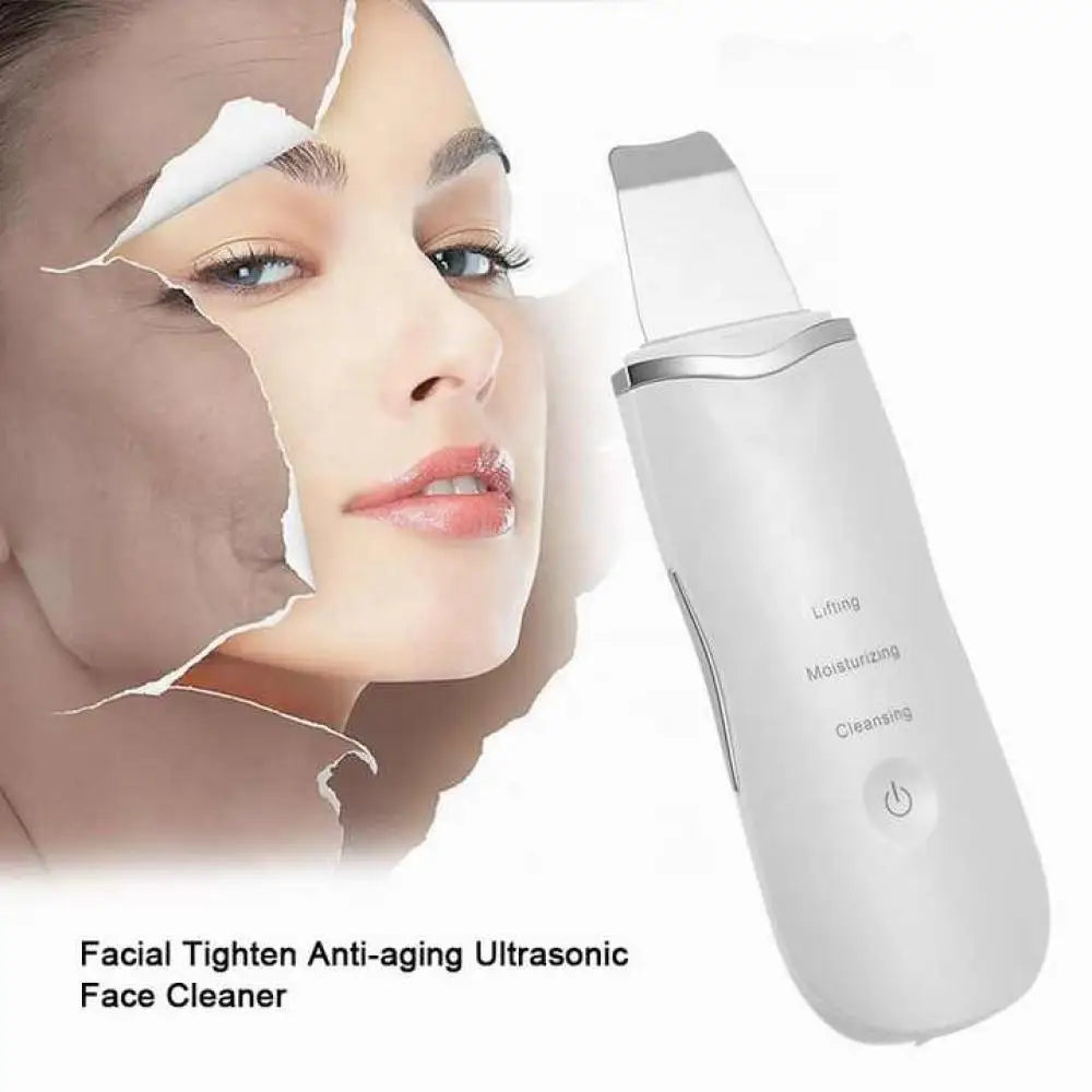 Ultrasonic Skin Scrubber — Deep Vibrate Facial Cleaner