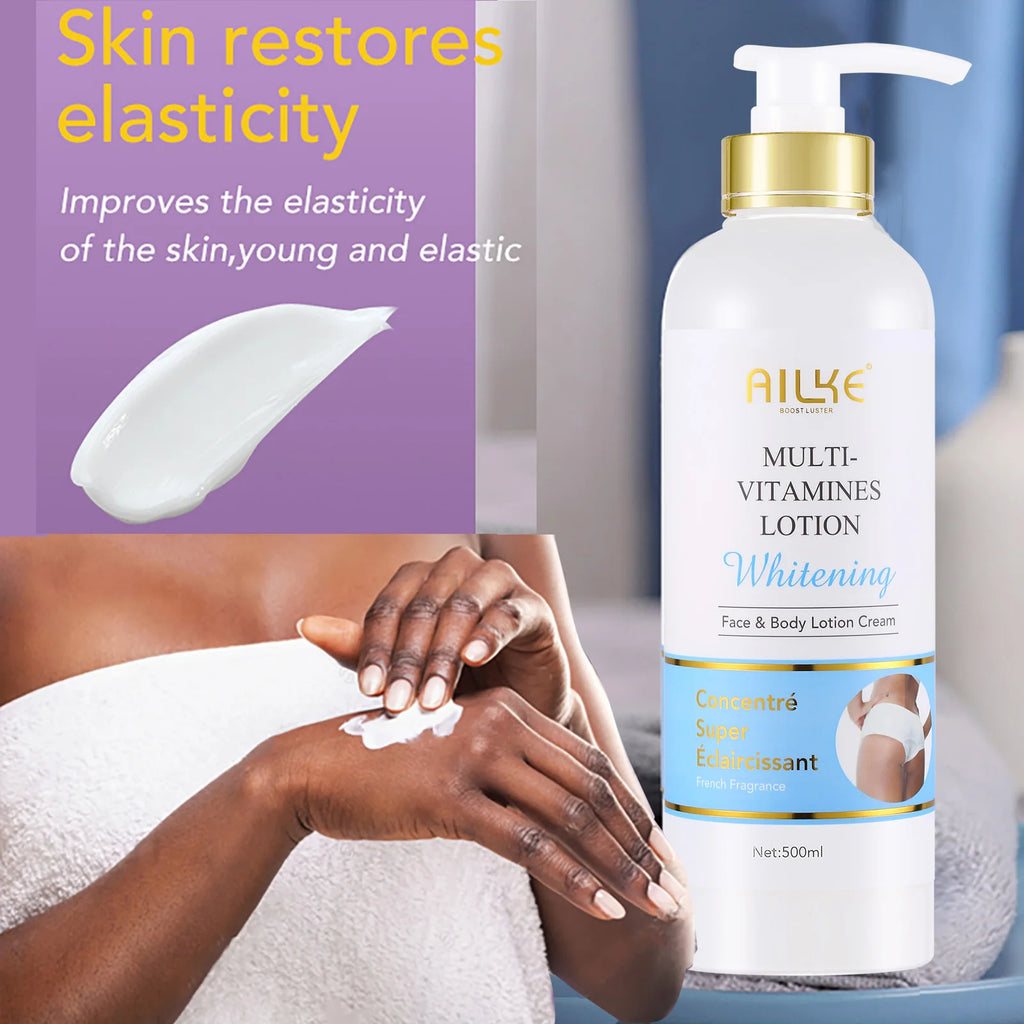 AILKE Multi‑Vitamin Brightening Body Lotion — Moisturizing Antioxidant