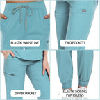 Stretch Edge Nurse Scrub Pants — XS–2XL, 6 Colors