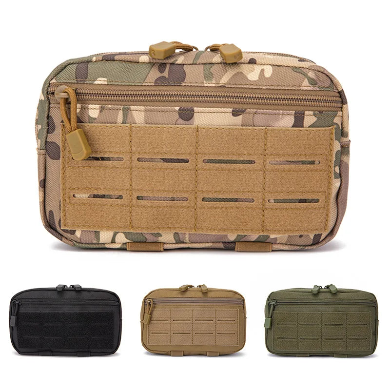 MOLLE Compact EDC & First‑Aid Waist Pouch — Phone/Utility