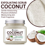 Organic Coconut Sugar Body Scrub — Exfoliating & Moisturizing, 300g
